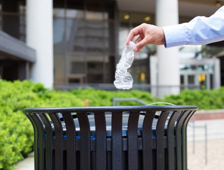 Business waste removal service in Victoria office